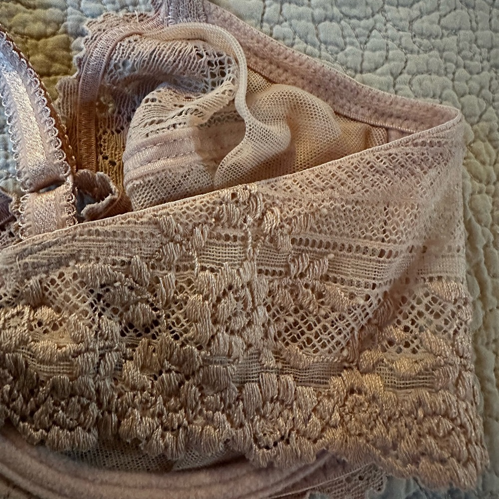 WACOAL Lace Embrace Underwire Bra in Light Pink EUC 34C - Picture 10 of 16